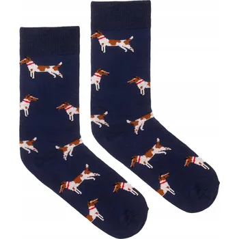 Pánské ponožky KABAK Ponožky BO Teriéři 42-46 modré, velikost 42-46