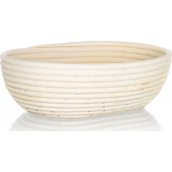 Košík na pečivo ratanový béžový