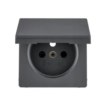 Elektrická zásuvka Elektrická Zásuvka nástěnná Berker šedá