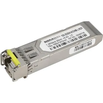 Síťový kabel Signamax 100-32WDMB-LR20 1G SFP optický WDM modul SM 1550nm LC, 20km, DDM - Cisco komp.
