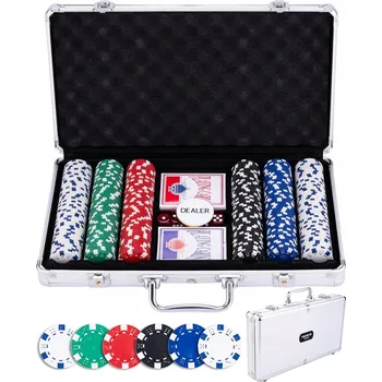 Karetní hra Pokerový set 300 standardních žetonů