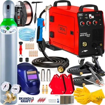 Svářečka Svářečka MIGOMAT IDEAL TECNO MIG 200 PRO MMA FLUX 230V/400V 200A Hliník