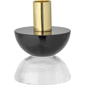 Bytová dekorace Bloomingville, Svícen na klasickou svíčku Etel černý - Formadore