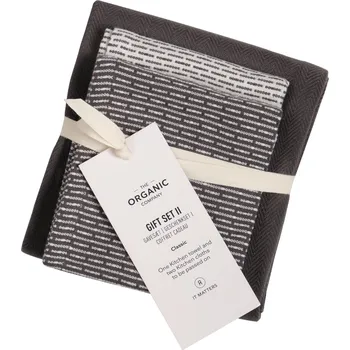 The Organic Company, Kuchyňské utěrky The Organic Company 53 x 86 cm neutrální barvy 3 ks - Formadore