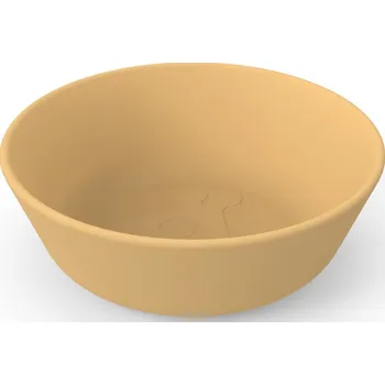 Talíř Done by deer, Dětská miska Kiddish Raffi hořčičně žlutá - Formadore