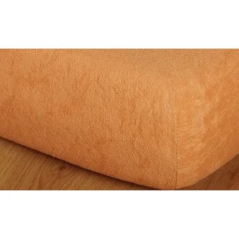 Prostěradlo froté 200x240 cm výška 15cm karamel