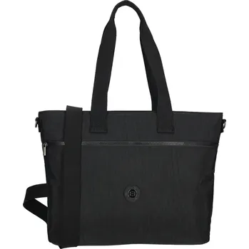 Dámská shopper taška Crinkle Enrico Benetti 15" - černá