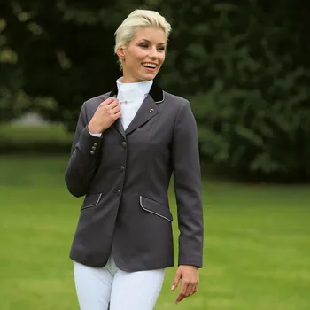 Jezdecké oblečení Dámské jezdecké sako ELT grey/silver 46