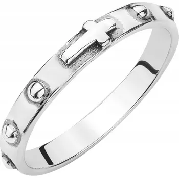 Přívěsek PRSTÝNEK RŮŽENEC ryzost 925 vel.