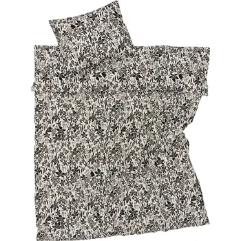 Povlečení Arabia Finland, Povlečení Arabia Finland Lilja Mumínci s povlakem na polštář 50 x 60 cm 150 x 210 cm černo-bílé - Formadore