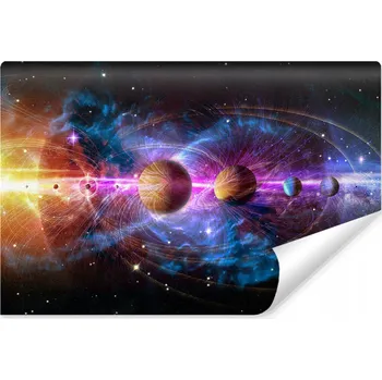 Fototapeta Fototapeta abstrakce Kosmos Planety ve 3D 360x240