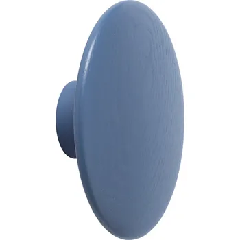 Věšák Muuto, Háček na zeď Dots Wood 17 cm pastelová modrá - Formadore