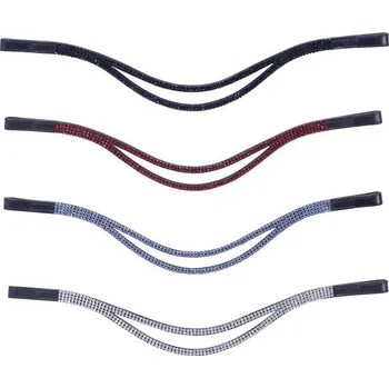 Vybavení pro koně Čelenka Waldhausen X-Line FANCY – červená Velikost: FULL