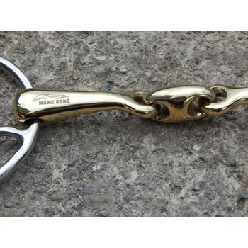 Udidlo pro koně Stihlo 3-typové 2x lomené argentan/nerez Velikost: 11,5