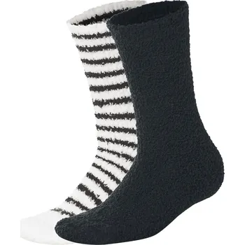 Dámské ponožky esmara® Dámské hebké ponožky, 2 páry (bílá/černá, 39-42)