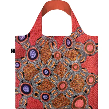 Úložný box LOQI, Taška LOQI Artist Jennifer Napaljarri Water Dreaming Lewis z recyklovaného materiálu růžová - Formadore