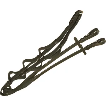 Plátěné honební otěže s oky Kentaur