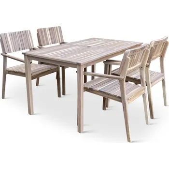 Zahradní sestava Zahradní dřevěná sestava 1+4 Lucy PREMIUM I. + slunečník zdarma