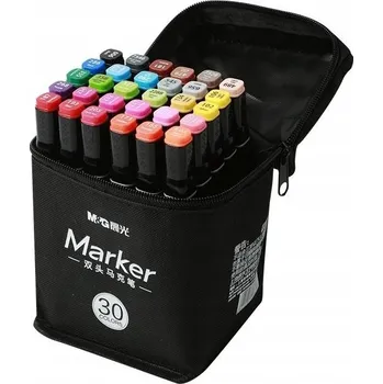 Alkoholový umělecký fix oboustranný 30 ks