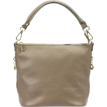 Kabelka PATRIZIA kabelka přes rameno z pravé kůže hnědá