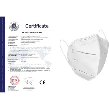 respirátor Respirátor KN95 5ks