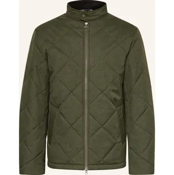 Pánská bunda Barbour Pánská Prošívaná Bunda Harrington Qlt, olivová, 50