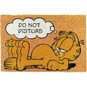 Rohožka ROHOŽKA PŘED DVEŘE VNITŘNÍ GARFIELD 40X60 KOKOSOVÁ S NÁPISEM
