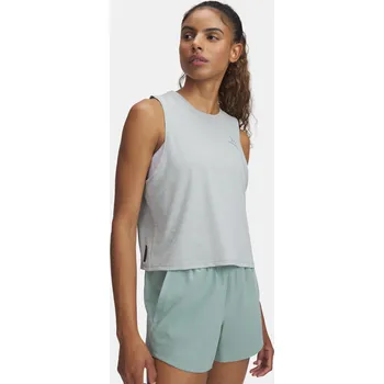 Dámská móda Dámské tílko Under Armour Vanish Energy Crop Tank - Dámské Under Armour šedá 3281256