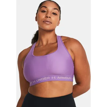 Podprsenka Under Armour Podprsenka Crossback Mid Bra-PPL - Dámské Under Armour fialová 2660789