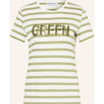 Dámské tričko More & More Dámské Tričko S Flitry, krémová / olivová, 44