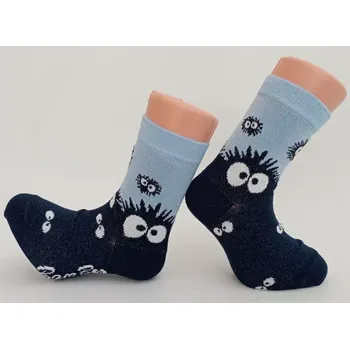 Dětské bambusové ponožky Okáč - 28-32 / tmavě modrá