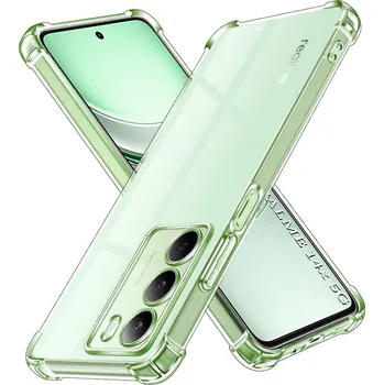 Pouzdro na mobilní telefon Techsuit Shockproof průhledný silikon Realme 14x průhledný