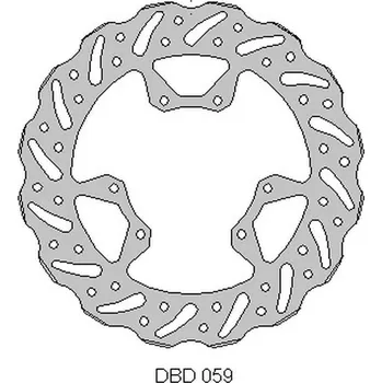 Brzda pro motocykl DELTA BRAKING přední brzdový kotouč HONDA CRF 250 15-21, CRF 450 15-21, WAVE (260X101,2X4mm) (6X6,5mm) (NG1486) (DELTA BRAKING přední brzdový kotouč HONDA CRF 250 15-21, CRF 450 15-21, WAVE (260X101,2X4mm) (6X6,5mm) (NG1486))