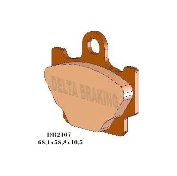 Brzdový systém DELTA BRAKING brzdové destičky KH81 - nahrazuje DB2167MX-D i DB2167QD-D (DELTA BRAKING brzdové destičky KH81 - nahrazuje DB2167MX-D i DB2167QD-D)