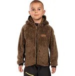 Kilpi NORKA-JB Dětská chlupatá fleecová mikina ZJ0201KI Hnědá 152