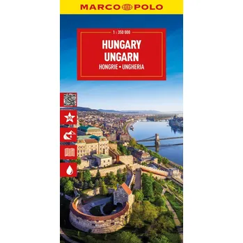 MAĎARSKO 1:350 000 AUTOMAPA -
