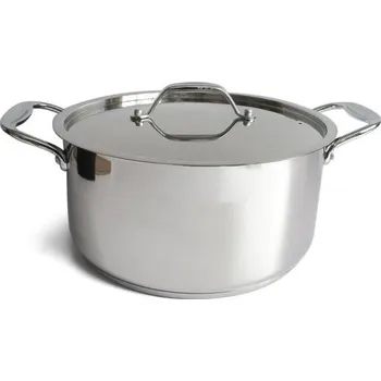 Hrnec Nerezový kastrol s poklicí KITCHISIMO chef ø24cm 5l