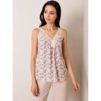 Dámský top D50016F11003A světle béžový M