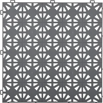 Venkovní dlažba Plastová dlažba Mosolut Hestra Klasik, tmavě šedá