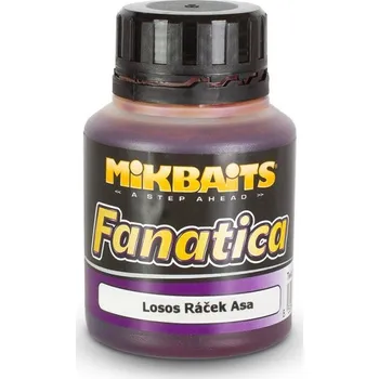 Návnadové aroma Mikbaits dip Fanatica Losos &amp; Ráček &amp; Asa 125ml