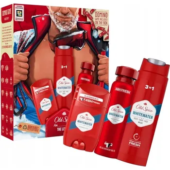 Old Spice Dárková sada Alpinist, deodorant ve spreji a tuhý deodorant, sprchový gel Whitewater