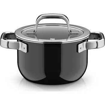 Pánev WMF, Hrnec s poklicí Fusiontec Mineral Pro vysoký, 16 cm, 2 díl. - Formadore