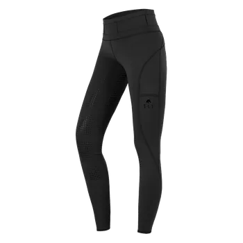 Jezdecké kalhoty Jezdecké legíny Hanna s vysokým pasem, černá Barva: černá, Velikost: D40