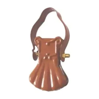 Uchycení záclony a závěsu Žabka k záclonovým tyčím třešeň kovová - Posledních 218 ks - Ukončena výroba (Žabička na kroužky třešeň,Záclonová žabka třešeň 94.26)