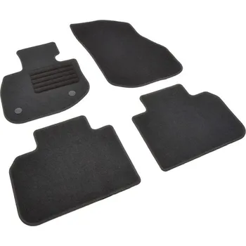 autokoberec Autokoberce textilní přesné černé / černé obšití - BMW iX2 (Typ U10) (2023-) Sedan 5-sedadel