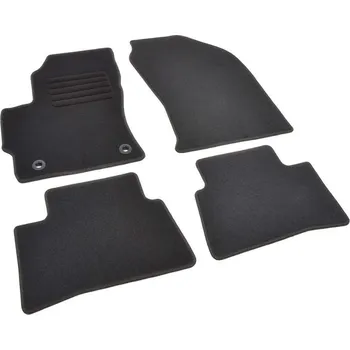 autokoberec Autokoberce textilní přesné černé / černé obšití - Toyota Corolla XII (Typ E210) Cross (2022-) 5-sedadel