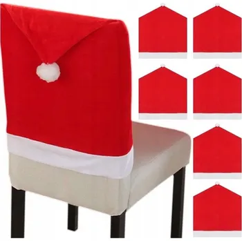 Vánoční dekorace Dekorativní potah na židli Springos Mikuláš