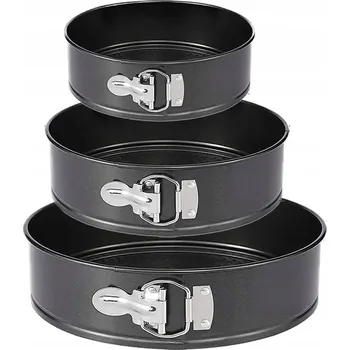 Forma na pečení 3 ks Forma Na Dort plechová forma na pečení 18/20/22 cm