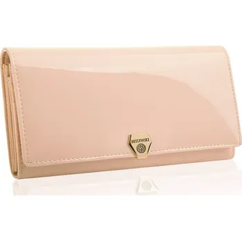 Peněženka Betlewski peněženka z pravé lícové kůže růžová - dámská