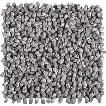 Koupelnová předložka Aquanova, Koupelnový kobereček Rocca 60 x 60 cm stříbrný - Formadore